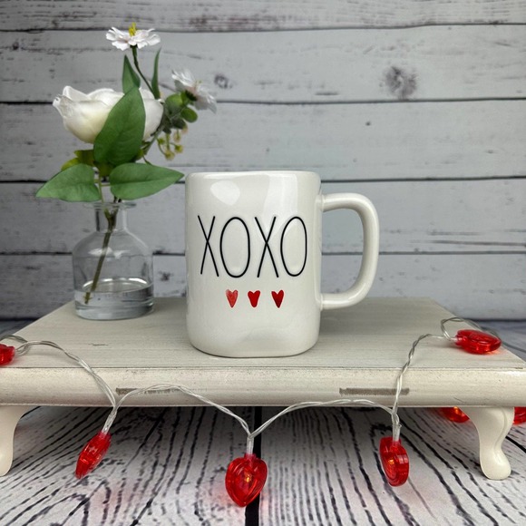 Rae Dunn Other - Rae Dunn Watercolor Heart XOXO Valentine's Day Mug